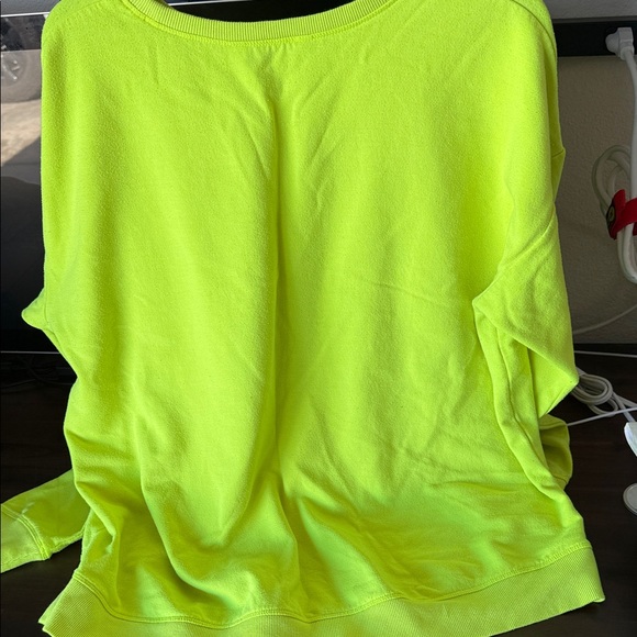 DSG Neon Yellow Crew Neck Sweater - Picture 2 of 2